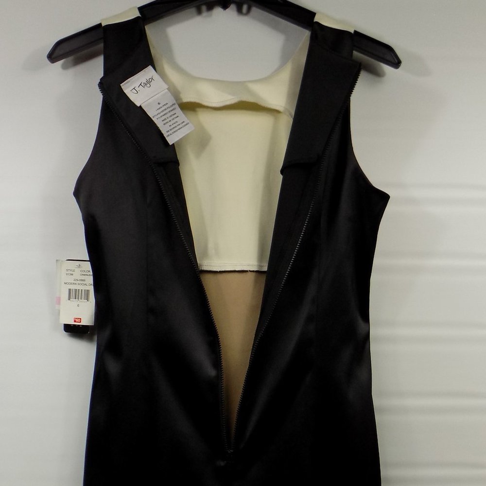 J. Taylor Sleeveless Modern Social Dress Sz 6 NWT - Picture 9 of 9